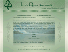 Tablet Screenshot of irishquestionmark.com